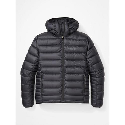 Marmot Hype Jackets - Mens Down Jacket Black CA962583 Canada